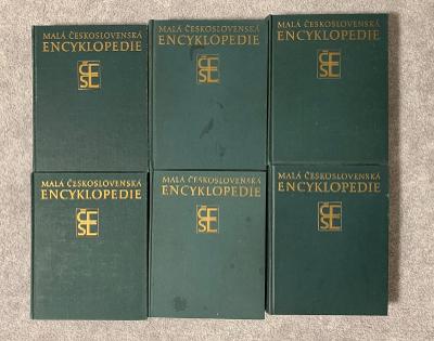 Malá československá encyklopedie - 6 svazků, r.1986
