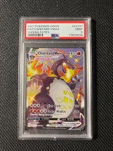 Pokémon Charizard VMAX SV107 PSA9
