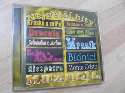 CD „NEJVĚTŠÍ HITY“, originál rozbalené, „mix“, obsah viz foto