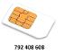 Nová, TOP sim karta - zlaté číslo: 792 408 608; 2x viac kreditu  - Mobily a smart elektronika