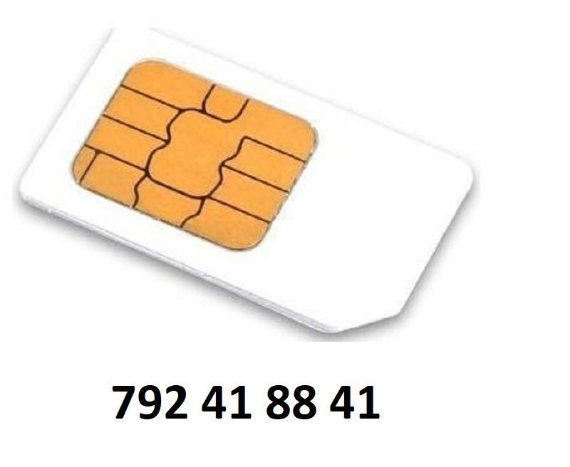 Nová, TOP sim karta - zlaté číslo: 792 41 88 41  - Mobily a smart elektronika