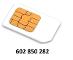 Nová Sim karta - TOP zlaté číslo, pôvodná predvoľba: 602 850 282  - Mobily a smart elektronika