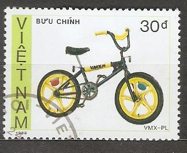 Doprava Vietnam 1988 bicykel  