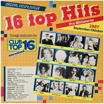 LP - VARIOUS ARTISTS - 16 Top Hits - September/Oktober 1987 