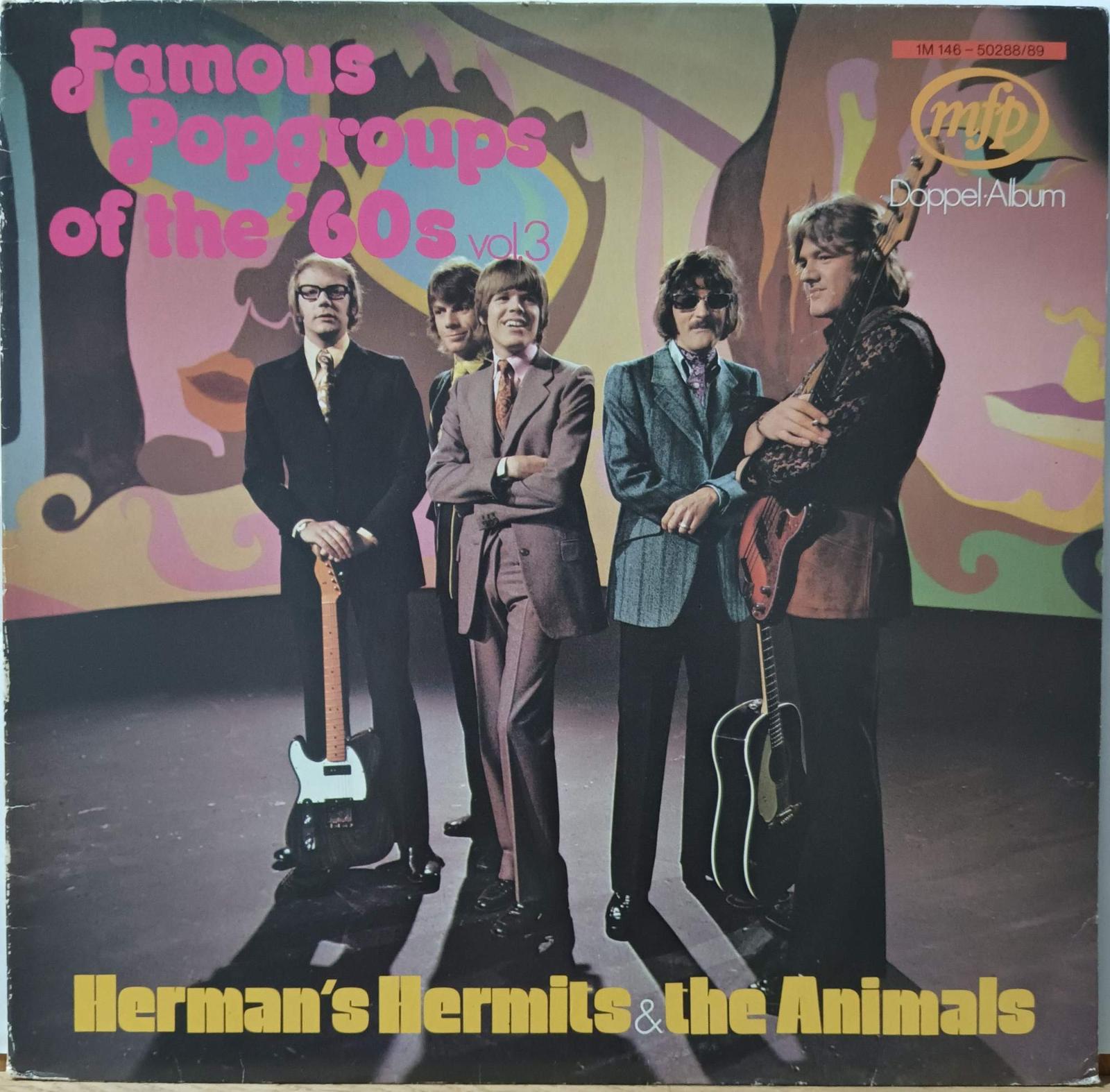 2LP Herman's Hermits & The Animals - Famous Popgroups Of The '60s EX ...