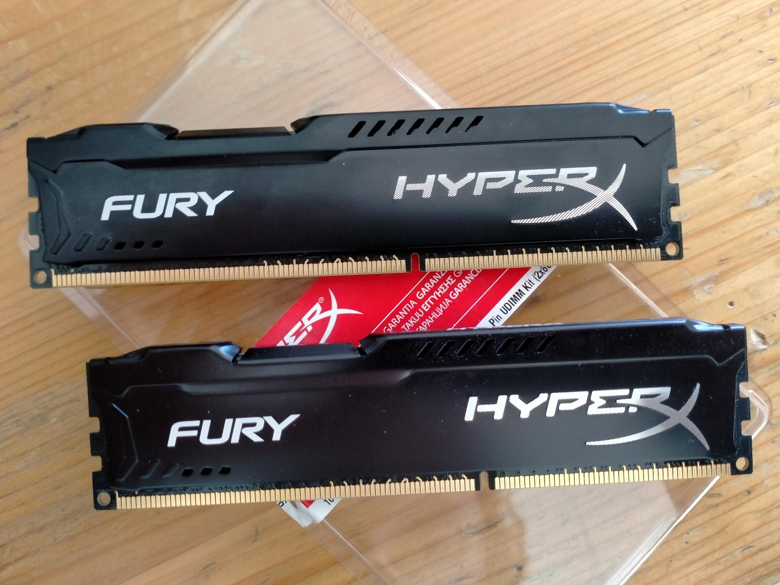 HyperX Fury 16GB (2x8GB) DDR3 - Počítače a hry