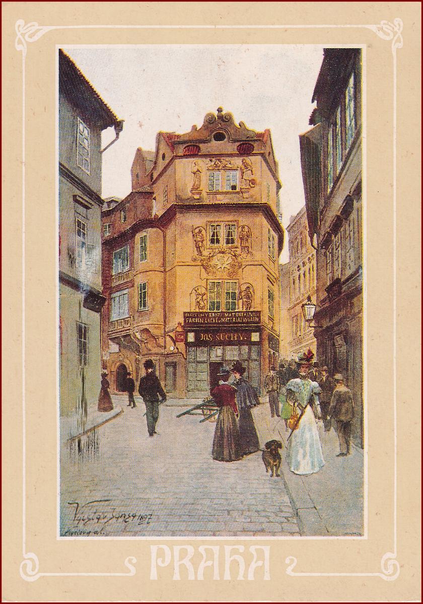 Praha (mesto) * reprint dobovej pohľadnice * B993 - Zberateľstvo