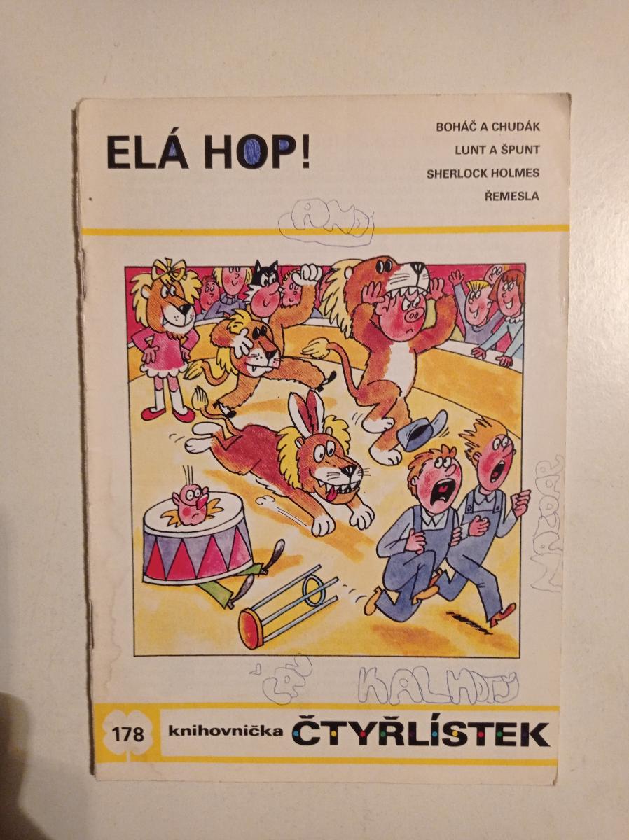 Štvorlístok, Elá hop!, č. 178, pekný zachovalý stav - Knihy a časopisy