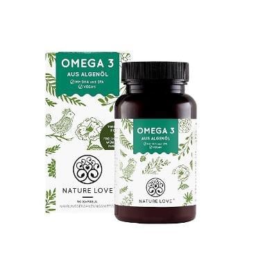 Nature Love - Omega 3 z algenolu, 90 kapslí