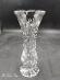 Brúsená sklenená váza , 15,5x6,5 cm (20459) - Starožitnosti