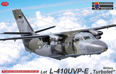 Let L-410 UVP 'Turbolet' Military (4x camo)  Kovozávody Prostějov 1:72