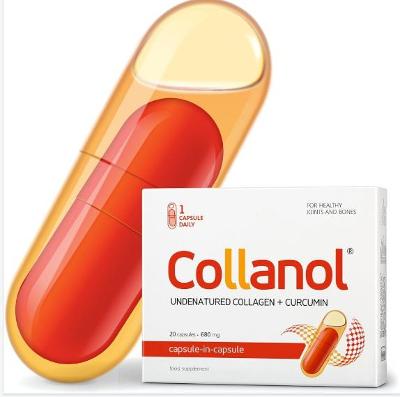 Collanol - 3D kolagen + micelární extrakt z kořene kurkumy, 20 kapslí