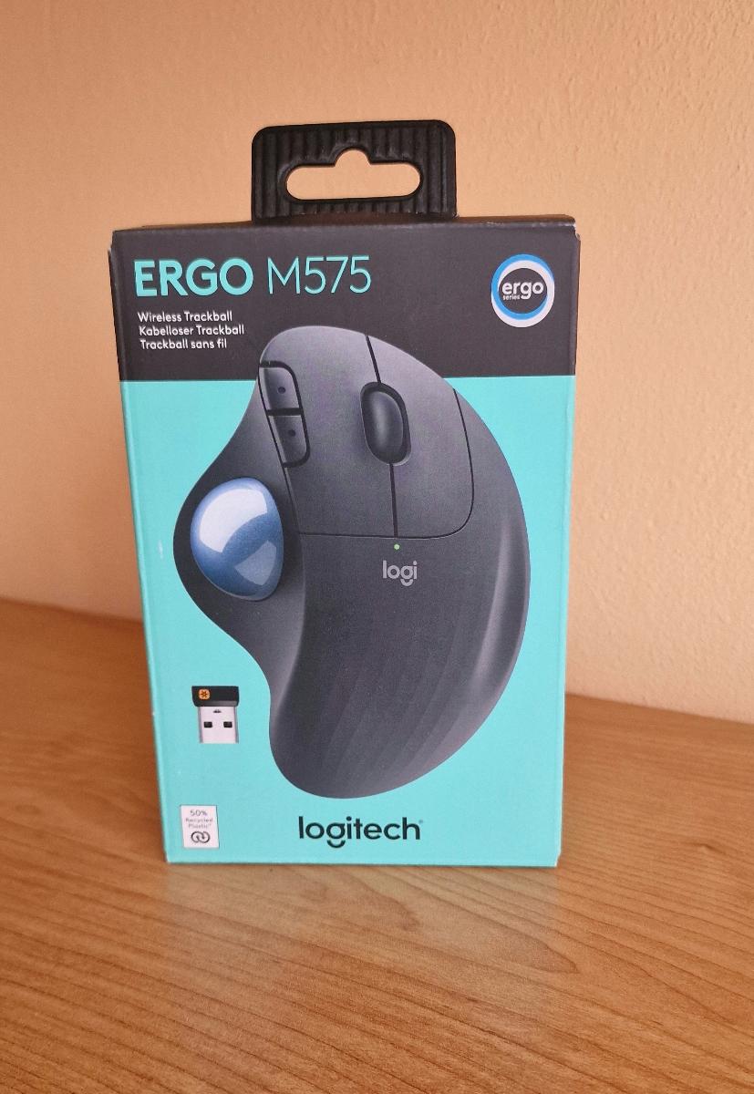 Trackball Logitech ERGO M575 Graphite, nový, nepoužitý - Vstupné zariadenie k PC