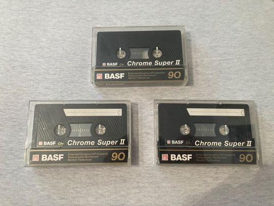 Kazety BASF 90 min Chrome Super II - Elektro