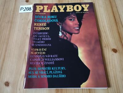Časopis Playboy CZ 8/1991 Erotika pavool P208