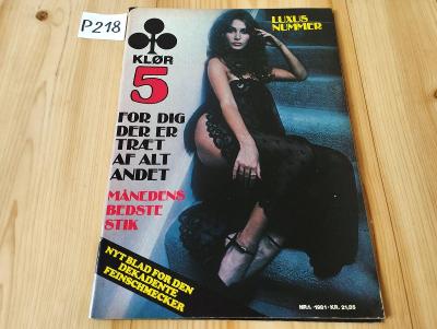 Časopis Klor 1981 Skandinávie Erotika pavool P218