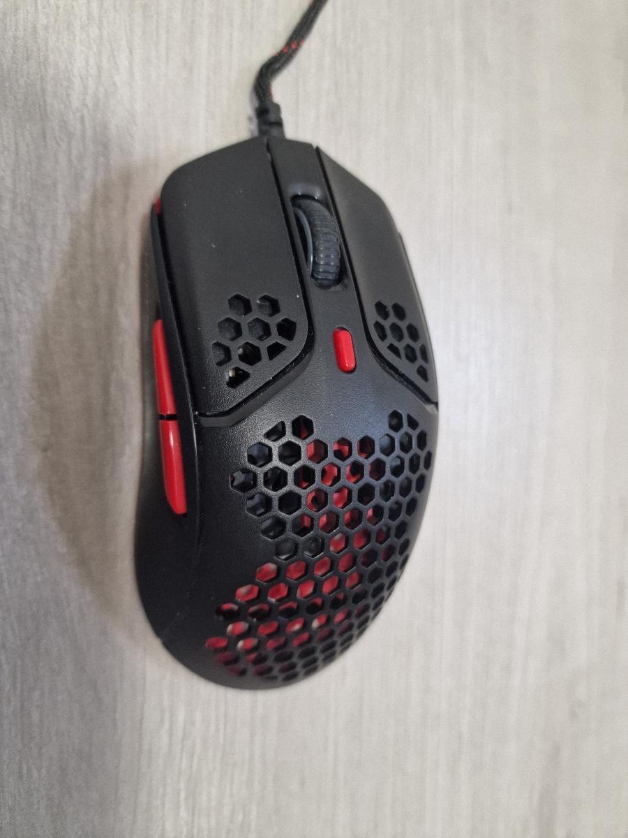 Herná myš HyperX Pulsefire Haste Black/Red - v záruke - Vstupné zariadenie k PC