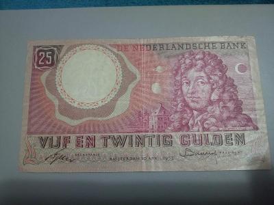 25 gulden Holandsko 1955.