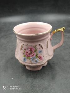 Šálek z růžového porcelánu, 8,5x8 cm (20404)