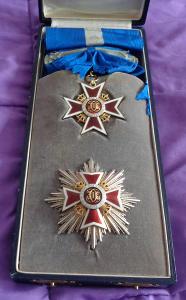 Rumunsko. Řád Rumunské Koruny I. třída: Velkokříž s Krabicí. Medaile