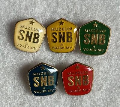 konvolut odznaků - SNB státní bezpečnost