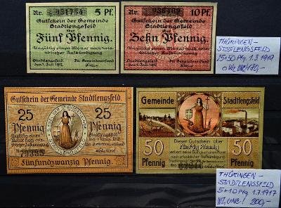 Německo,1917/19. STADTLENGSFELD, UNC viz foto/ N-19