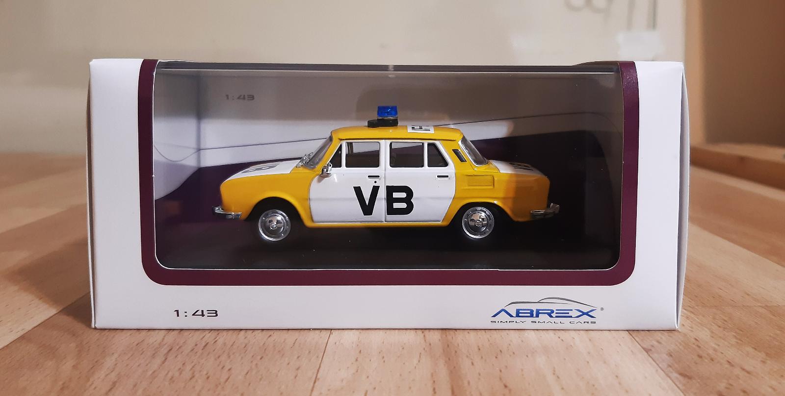 Abrex 1:43 Škoda 110 L (1973) Verejná Bezpečnosť - Modely automobilov