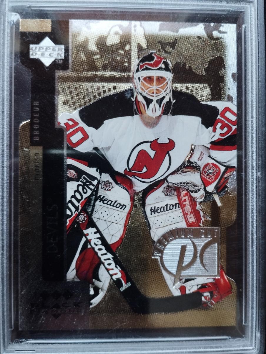 Martin Brodeur 1997-98 Black Diamond Premium Cut Triple - Hokejové karty