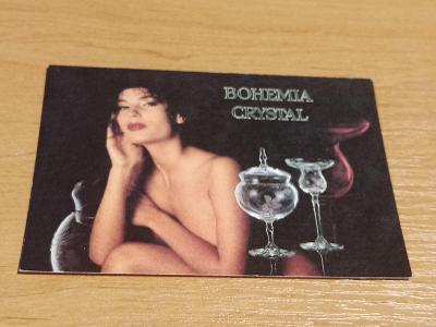 KK 170324 - retro, žena, akty, Bohemia Crystal, 1ks