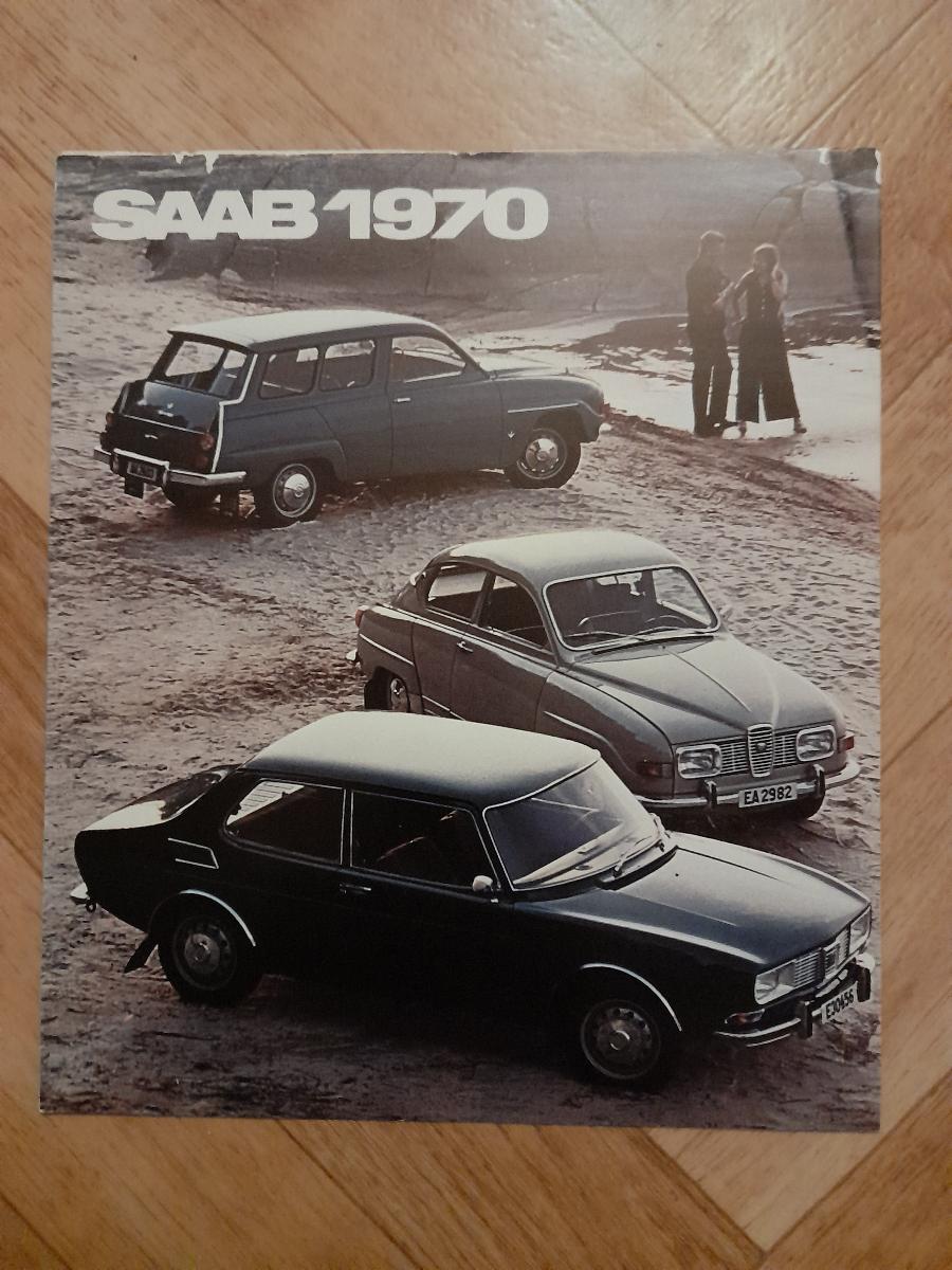 PROSPEKT SAAB 1970 - Motoristická literatúra