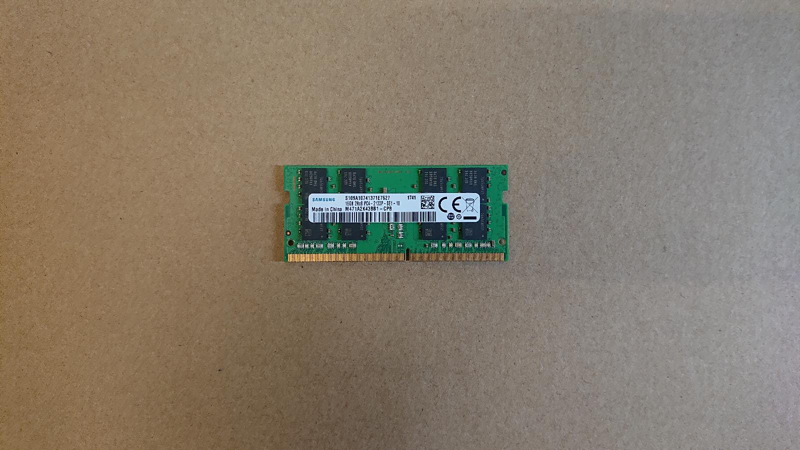 Samsung RAM DDR4 16GB 2133MHz SODIMM - Počítače a hry