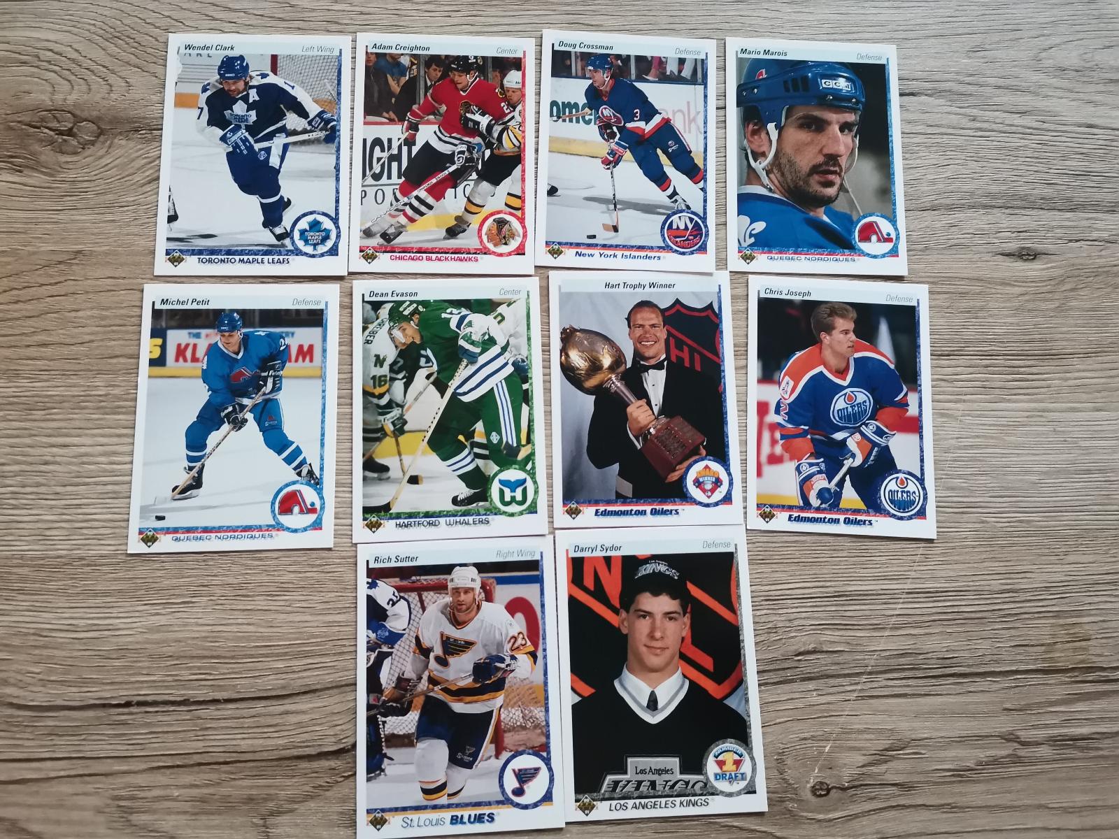 Lot karty Upper Deck 1990-91 - Hokejové karty