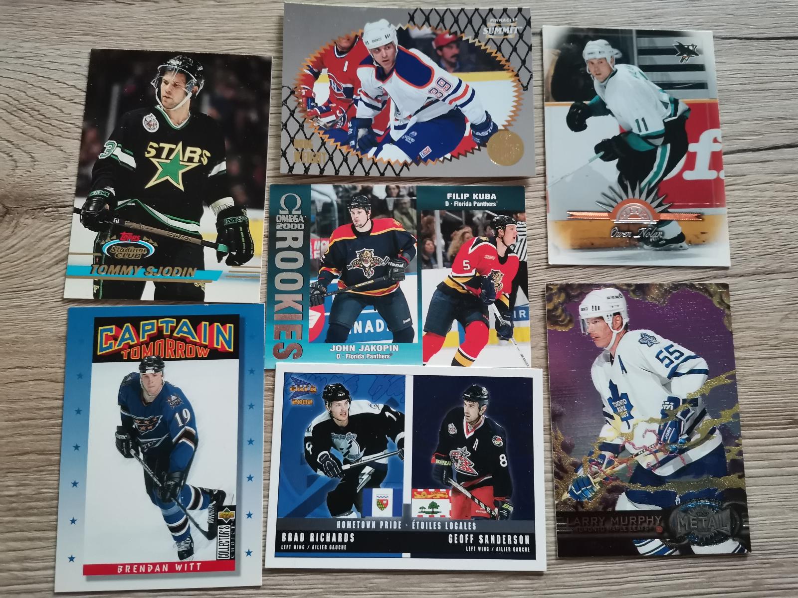 Lot karty mix Metal, Leafs, Summit - Hokejové karty