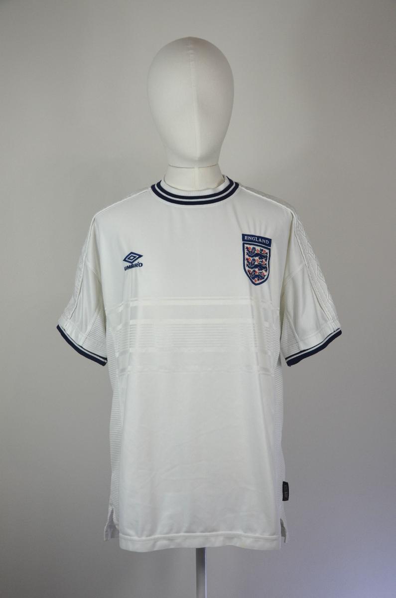 Umbro England domáci 1999/2000 pánsky dres veľ. XL (Raritný stav!) - Vybavenie pre kolektívne športy