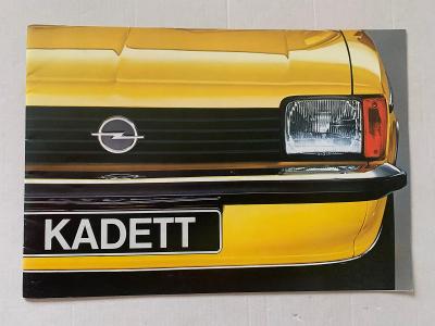 Prospekt Opel Kadett + technické údaje