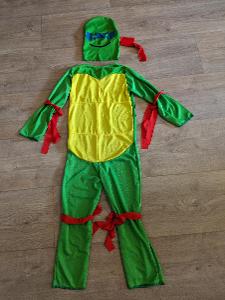 Karnevalový kostým Želva Ninja vel. 7 - 9 let