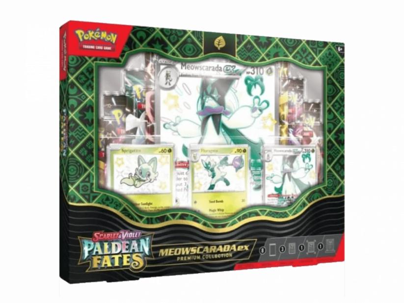 Pokémon Paldean Fates Premium Collection - Meowscarada ex - Hračky
