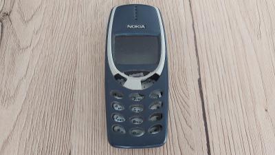 Nokia 3310 originální kryt, modrý,.