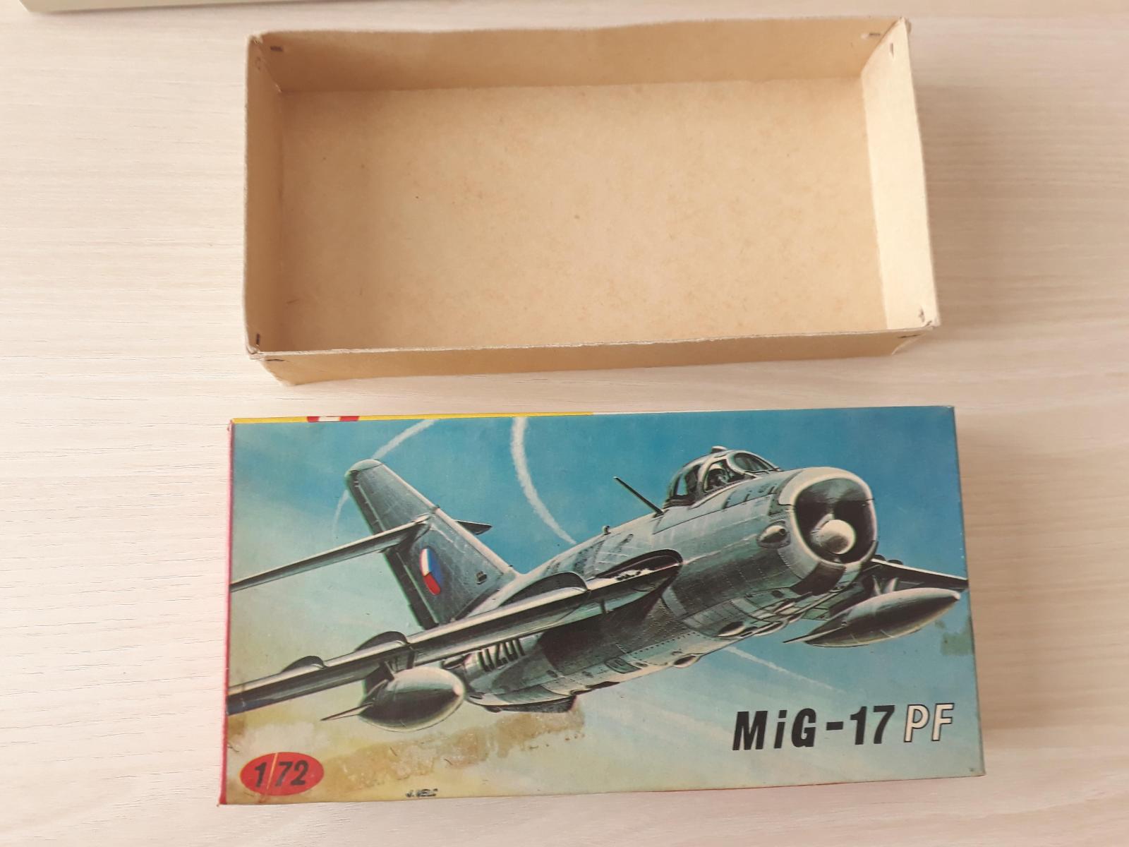 MiG-17 PF KoPro 1:72 - prázdna krabička zo stavebnice modelu - Vojenské modely lietadiel