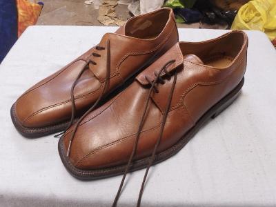 Luxusní pánské kožené boty FRETZ MEN - Swiss - vel. 10,5 - nové 