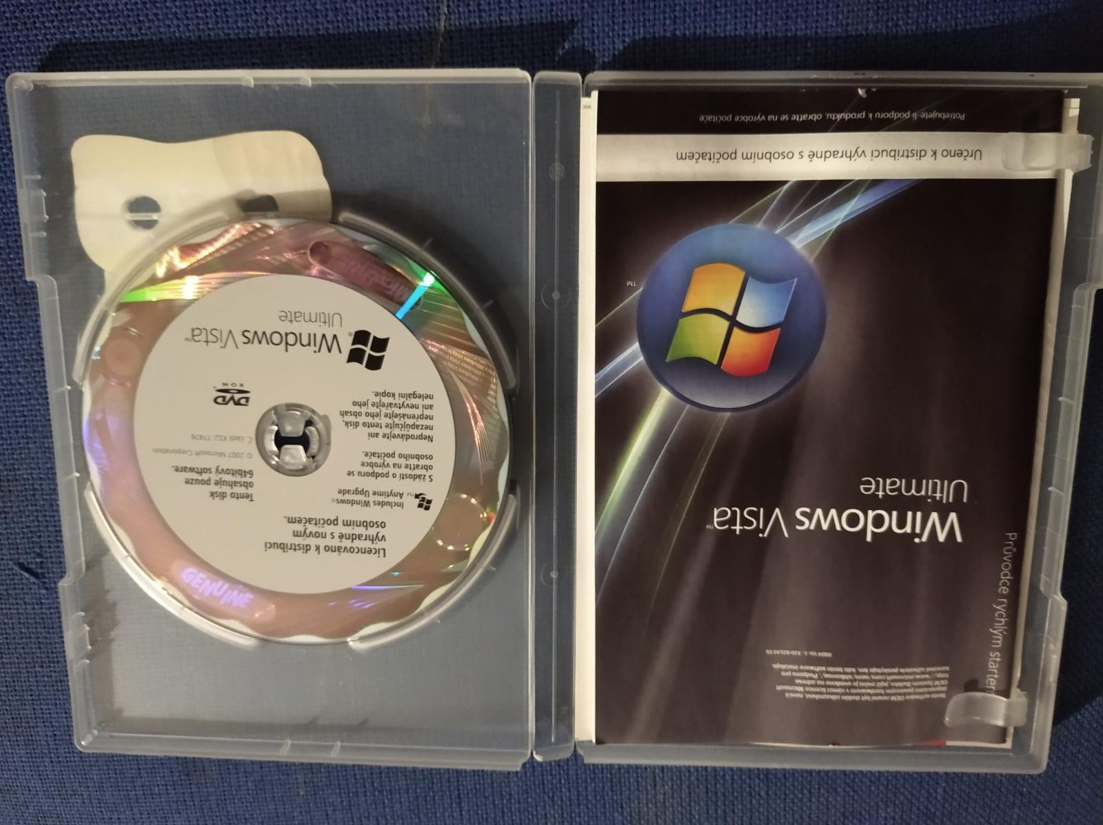 DVD ROM : WINDOWS VISTA ULTIMATE - Počítače a hry