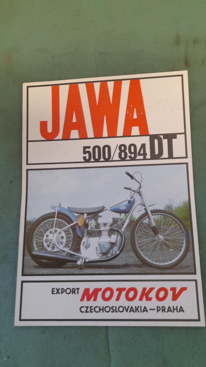 JAWA 500 DT - propagačný materiál - leták - Auto-moto
