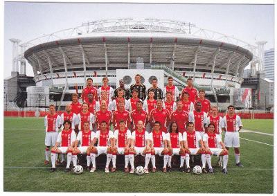 Holandské fotbalové mužstvo Ajax Amsterdam