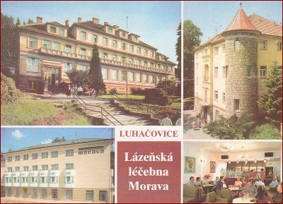 Luhačovice * lázeňský dům Morava, interiér, okénková * Zlín * B1370