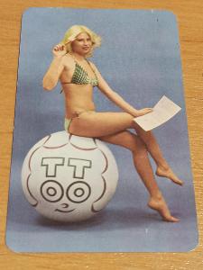 KK 180324 - retro, žena, akty, Lotto, 1ks