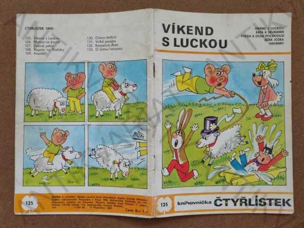 Štvorlístok č. 125 - Víkend s Luckou 1985 Němeček - Knihy a časopisy