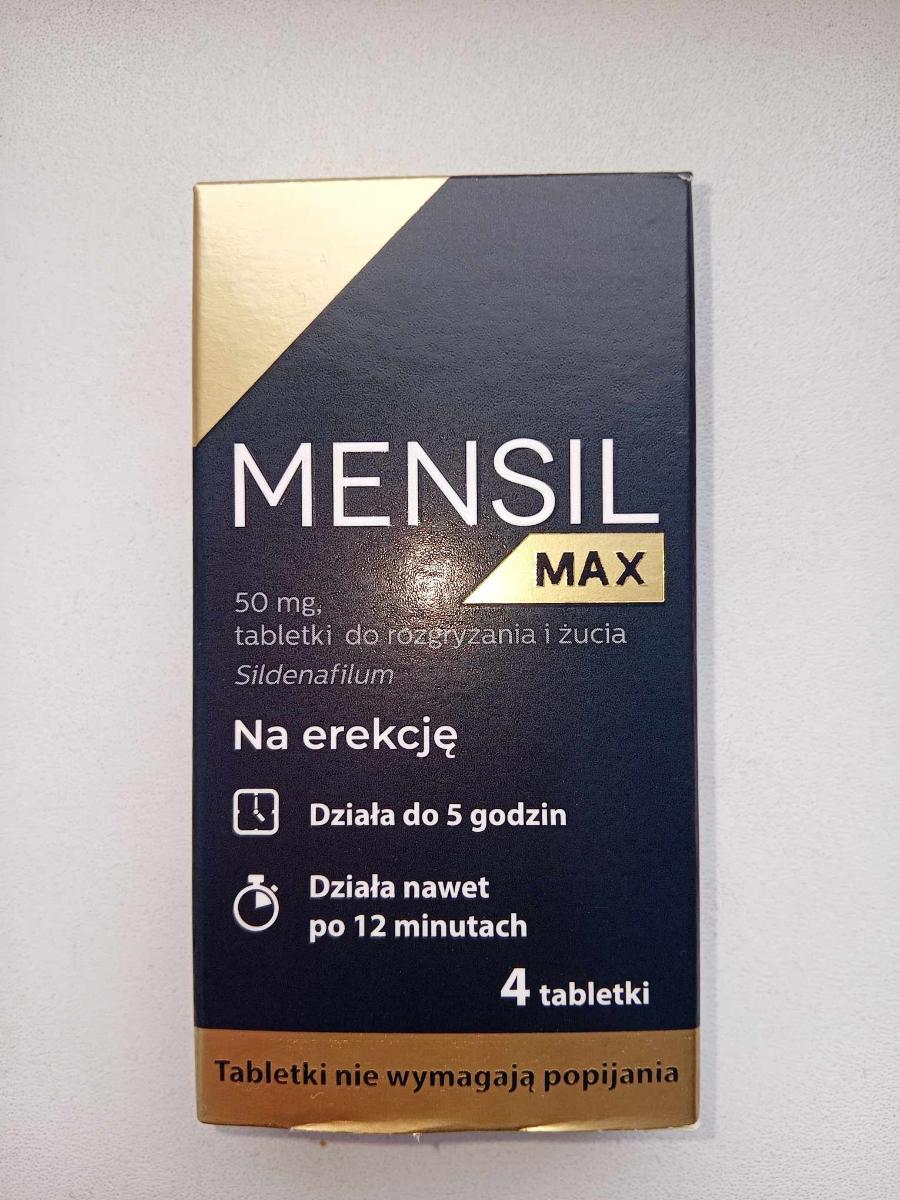 MENSIL MAX 50 mg (VIAGRA) 4 tablety - Lekáreň a zdravie