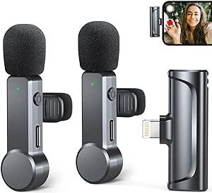 Bezdrôtový mikrofón Lavalier pre iPhone a iPad - Mobily a smart elektronika