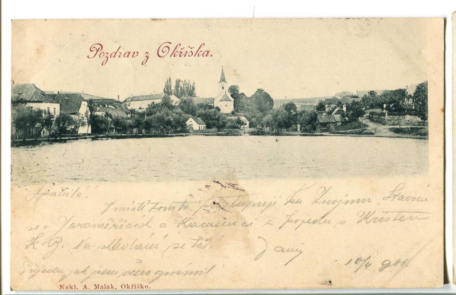 Okresky, Okříško, Trebišov - Pohľadnice miestopis