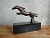 Skákajúci kôň - bronzová soška skákajúceho koňa Art Deco Casimir Brau - Starožitnosti a umenie